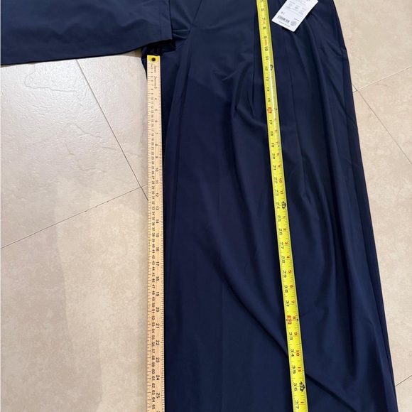 Athleta Brooklyn Heights Pleated Wide Leg Pant Blue NWT US 18‎ Travel Stretch - Picture 5 of 7